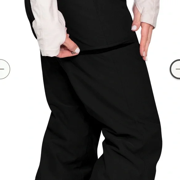 Obermeyer Malta Bib Ski Snow Bib Insulated Overalls in Black - Picture 16 of 16